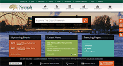Desktop Screenshot of ci.neenah.wi.us